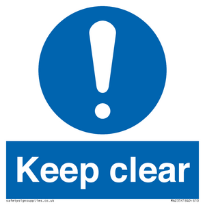 keep clear